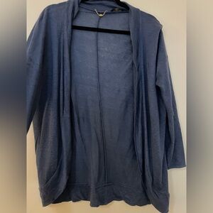 Blue Linen Women's Cardigan